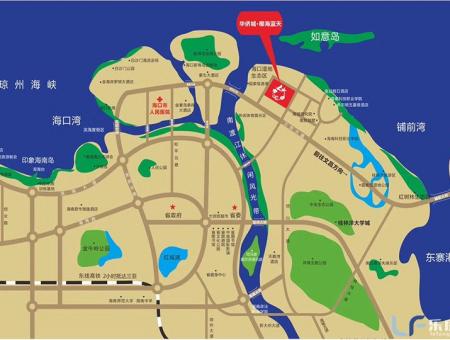 华侨城·椰海蓝天交通图