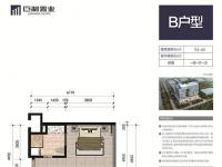 巨制国际54㎡户型图