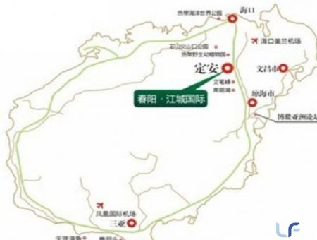 春阳江城国际交通图