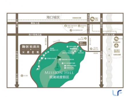 融创观澜湖公园壹号交通图