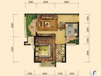 颐养公社阳光城61㎡户型图