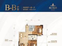 景园悦海湾83.21㎡户型图
