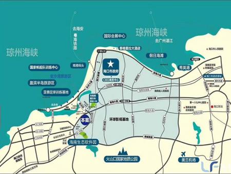 南海之滨交通图