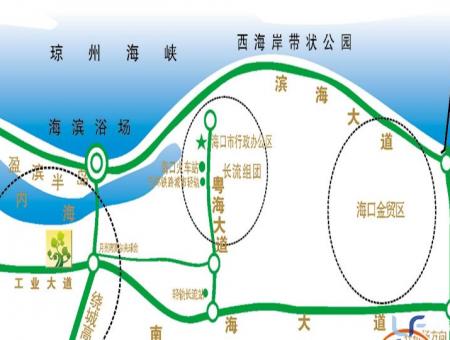 盈滨绿生花园交通图