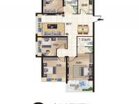 珠江澄品106.07㎡户型图