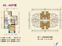 四季康城一期55.17㎡户型图