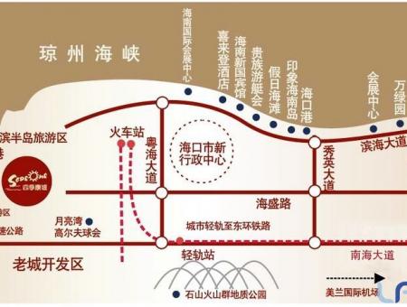 四季康城二期尚域世家交通图