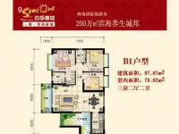 四季康城三期荣和新城97㎡户型图