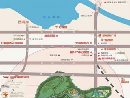 观澜湖中央公园交通图