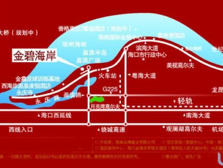 金碧海岸交通图