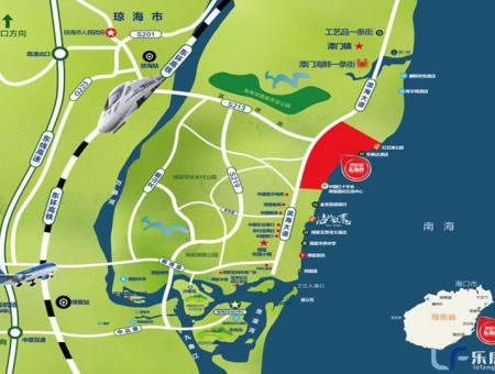 碧桂园东海岸交通图