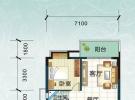 得发江语星城72.88㎡户型图