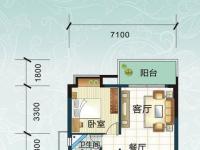 得发江语星城72.88㎡户型图