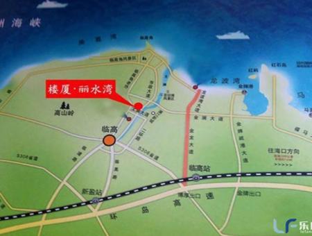 楼厦澜江月交通图