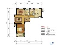 楼厦澜江月84.26㎡户型图