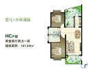 德元水岸澜庭101.50㎡户型图