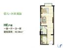德元水岸澜庭43.56㎡户型图