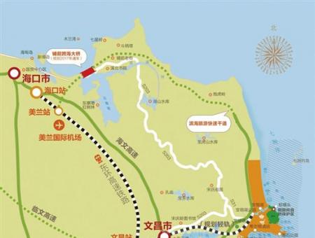鲁能山海天交通图