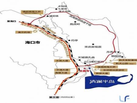 清澜半岛交通图