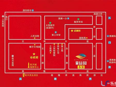 八一益园交通图