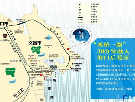 合景月亮湾交通图