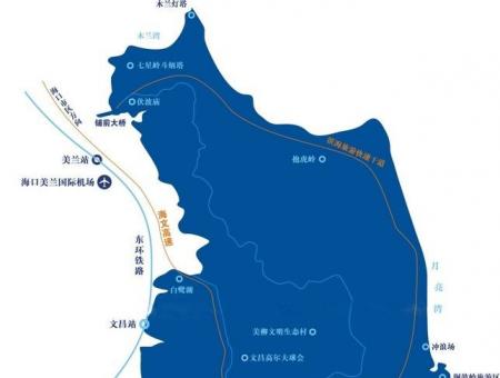白金海岸交通图