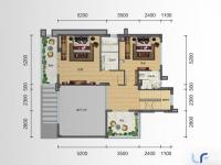 雅居乐月亮湾220㎡别墅户型图
