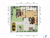 雅居乐月亮湾175㎡别墅户型图