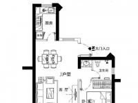 同人湘海城73㎡户型图
