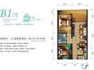 东方龙湾88㎡户型图