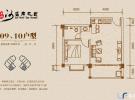 太阳河温泉花园50㎡户型图
