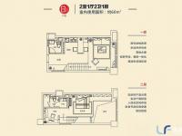 华亚欢乐城60㎡户型图