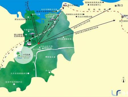 四季春城长生岛交通图