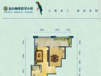 福山咖啡联邦小镇68㎡户型图
