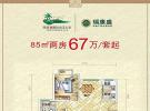 椰风水漾人家85㎡户型图