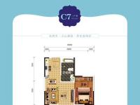 香格里温泉小镇48.38㎡户型图