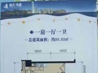 恒大外滩35.32㎡户型图