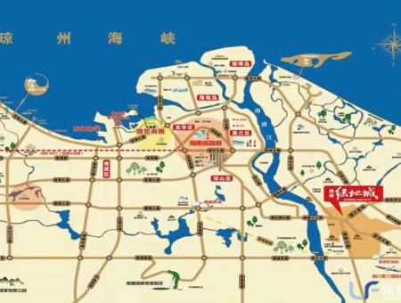 海南绿地城交通图