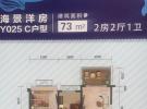 碧桂园金沙滩73㎡户型图