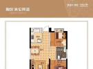 融创美伦熙语80㎡户型图