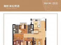 融创美伦熙语105㎡户型图