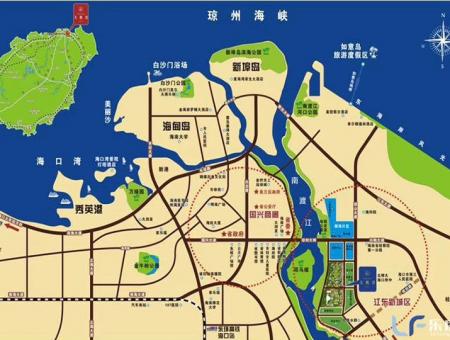 海南天鹅湾交通图