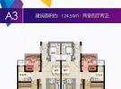 环球100宝龙城124㎡户型图