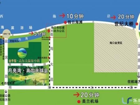 金手指高尔夫温泉小镇交通图