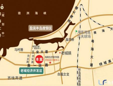 冠永凤凰城交通图