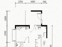 东汇·森语林1#楼05、06户型2室2厅1卫1厨73.24㎡