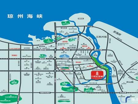 滨江世纪佳城交通图