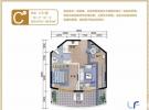 晋唐海湾住宅2-9#C户型1室2厅1卫1厨约90