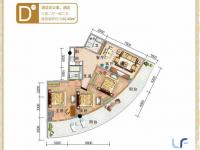 酒店式公寓、酒店D户型3室2厅2卫1厨144