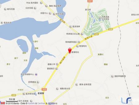 丽海阳光交通图